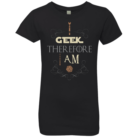 T-Shirts Black / YXS I GEEK (1) Girls Premium T-Shirt