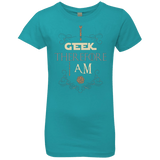 T-Shirts Tahiti Blue / YXS I GEEK (1) Girls Premium T-Shirt