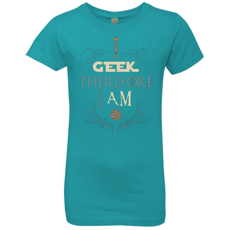 T-Shirts Tahiti Blue / YXS I GEEK (1) Girls Premium T-Shirt