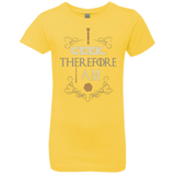 T-Shirts Vibrant Yellow / YXS I GEEK (1) Girls Premium T-Shirt