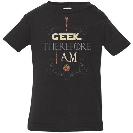 T-Shirts Black / 6 Months I GEEK (1) Infant PremiumT-Shirt