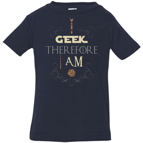 T-Shirts Navy / 6 Months I GEEK (1) Infant PremiumT-Shirt