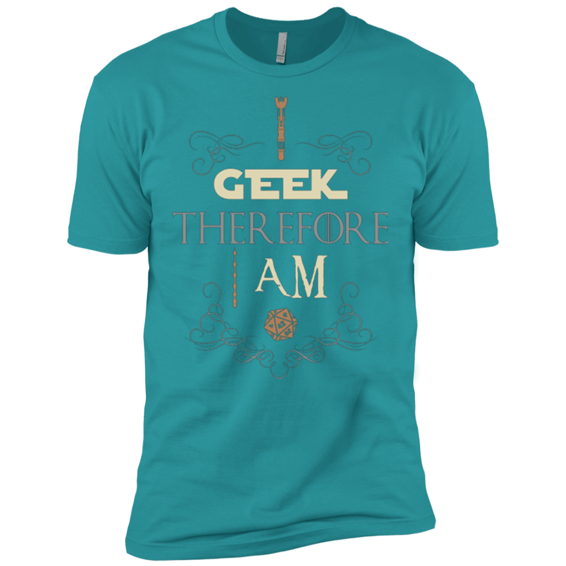 T-Shirts Tahiti Blue / X-Small I GEEK (1) Men's Premium T-Shirt