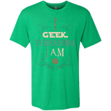 T-Shirts Envy / Small I GEEK (1) Men's Triblend T-Shirt