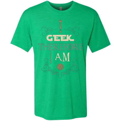 T-Shirts Envy / Small I GEEK (1) Men's Triblend T-Shirt