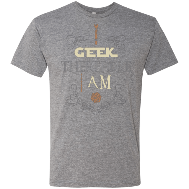 T-Shirts Premium Heather / Small I GEEK (1) Men's Triblend T-Shirt