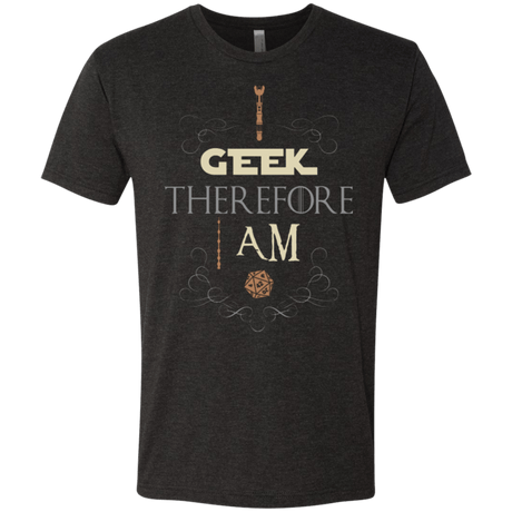 T-Shirts Vintage Black / Small I GEEK (1) Men's Triblend T-Shirt