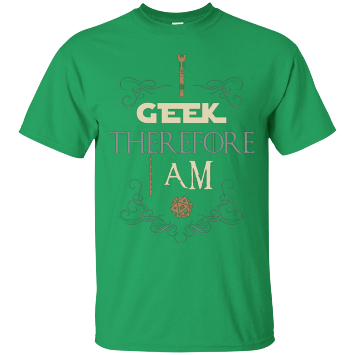 T-Shirts Irish Green / Small I GEEK (1) T-Shirt