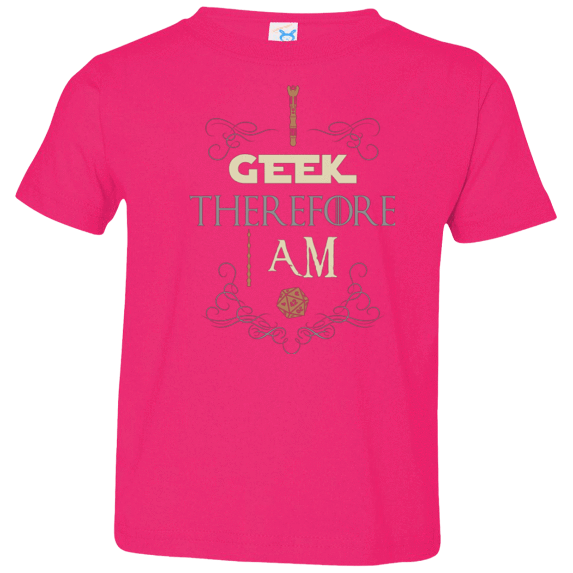 T-Shirts Hot Pink / 2T I GEEK (1) Toddler Premium T-Shirt