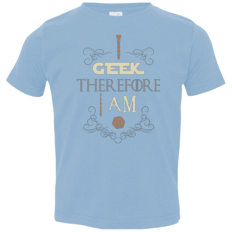 T-Shirts Light Blue / 2T I GEEK (1) Toddler Premium T-Shirt