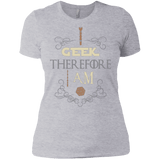 T-Shirts Heather Grey / X-Small I GEEK (1) Women's Premium T-Shirt