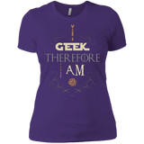 T-Shirts Purple / X-Small I GEEK (1) Women's Premium T-Shirt