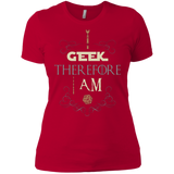 T-Shirts Red / X-Small I GEEK (1) Women's Premium T-Shirt