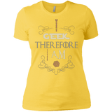 T-Shirts Vibrant Yellow / X-Small I GEEK (1) Women's Premium T-Shirt
