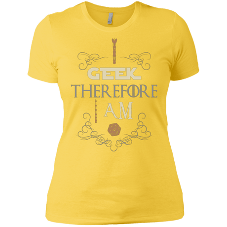 T-Shirts Vibrant Yellow / X-Small I GEEK (1) Women's Premium T-Shirt