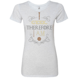 T-Shirts Heather White / Small I GEEK (1) Women's Triblend T-Shirt