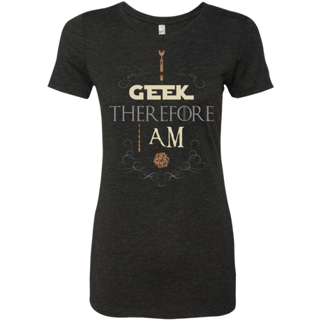 T-Shirts Vintage Black / Small I GEEK (1) Women's Triblend T-Shirt