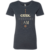 T-Shirts Vintage Navy / Small I GEEK (1) Women's Triblend T-Shirt