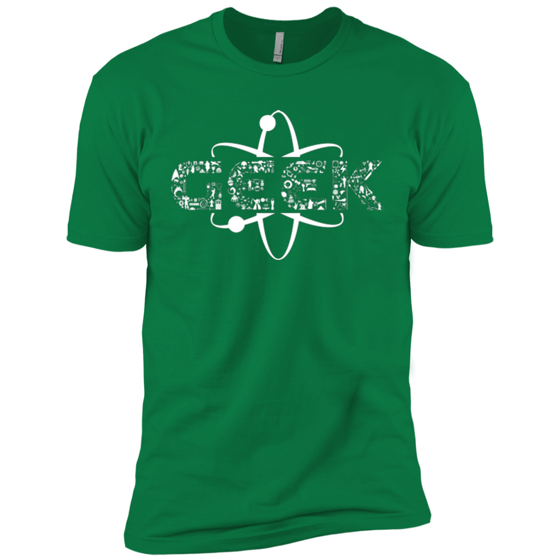 T-Shirts Kelly Green / X-Small I Geek Men's Premium T-Shirt