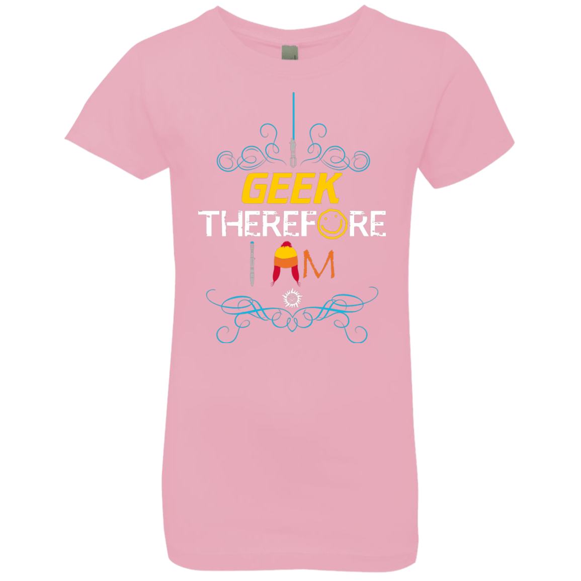 T-Shirts Light Pink / YXS I GEEK vol 2 Girls Premium T-Shirt