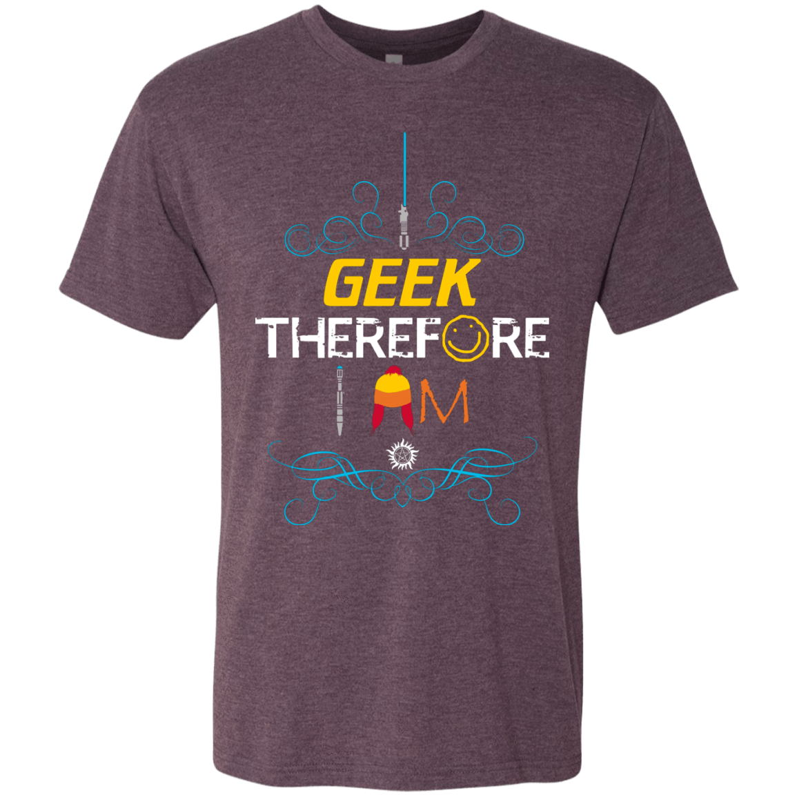 T-Shirts Vintage Purple / Small I GEEK vol 2 Men's Triblend T-Shirt