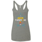 T-Shirts Venetian Grey / X-Small I GEEK vol 2 Women's Triblend Racerback Tank