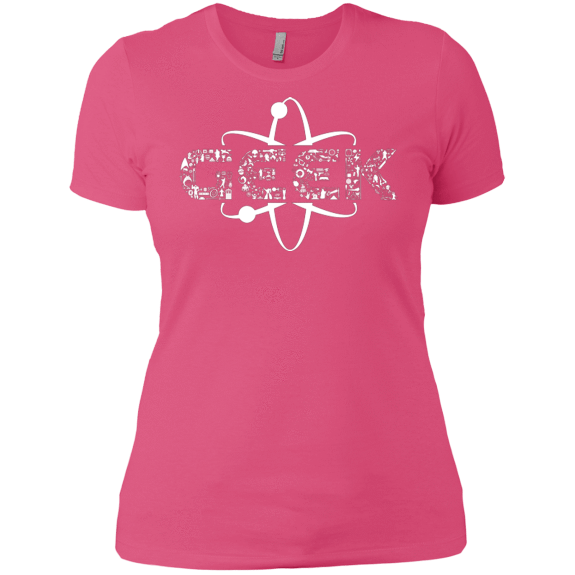 T-Shirts Hot Pink / X-Small I Geek Women's Premium T-Shirt
