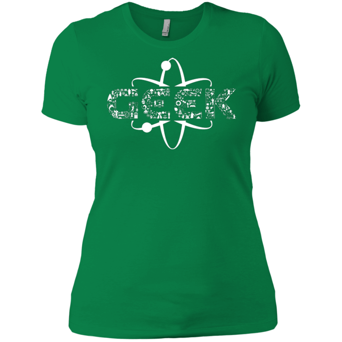 T-Shirts Kelly Green / X-Small I Geek Women's Premium T-Shirt