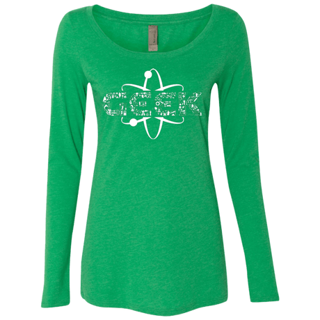 T-Shirts Envy / Small I Geek Women's Triblend Long Sleeve Shirt