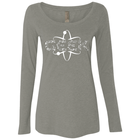 T-Shirts Venetian Grey / Small I Geek Women's Triblend Long Sleeve Shirt