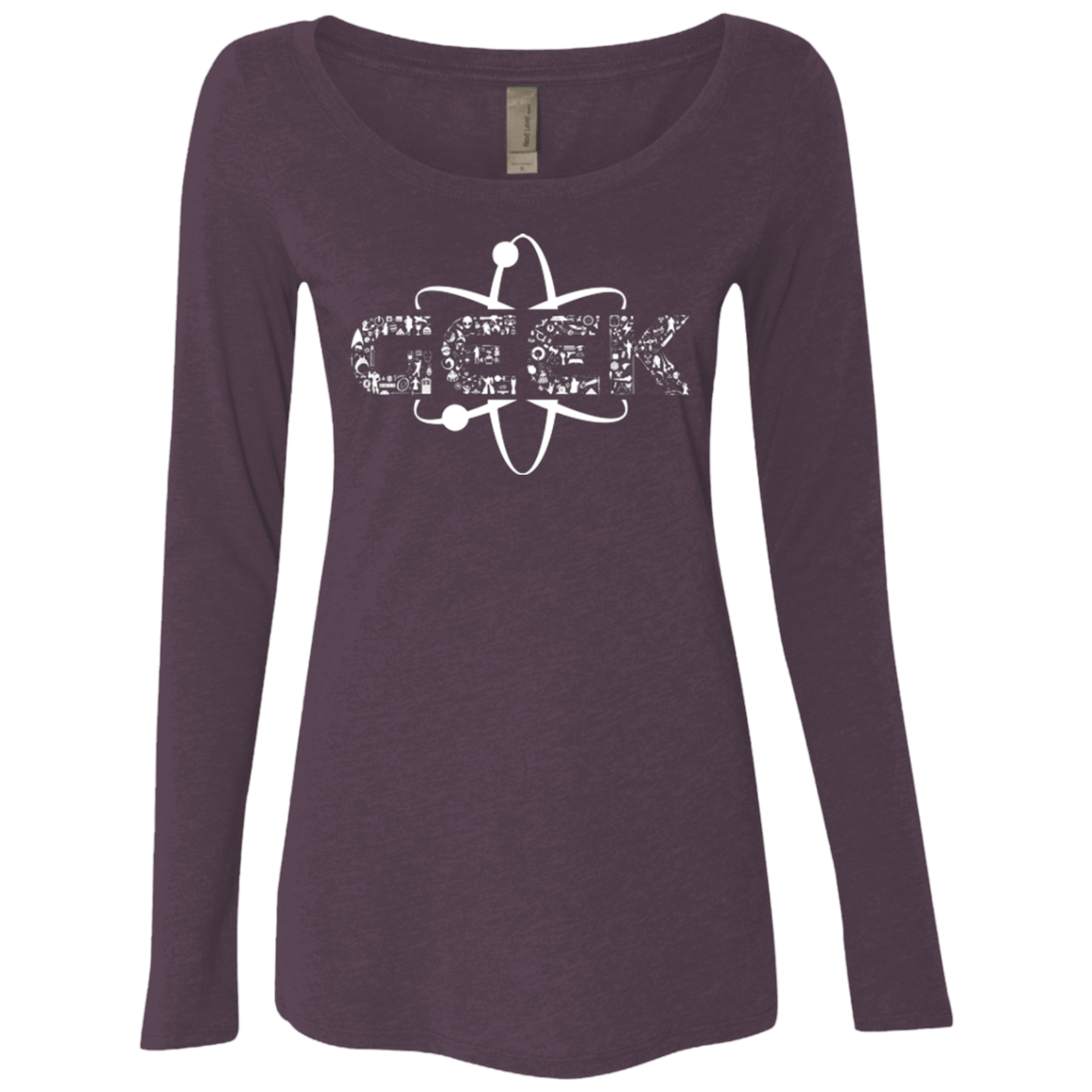 T-Shirts Vintage Purple / Small I Geek Women's Triblend Long Sleeve Shirt