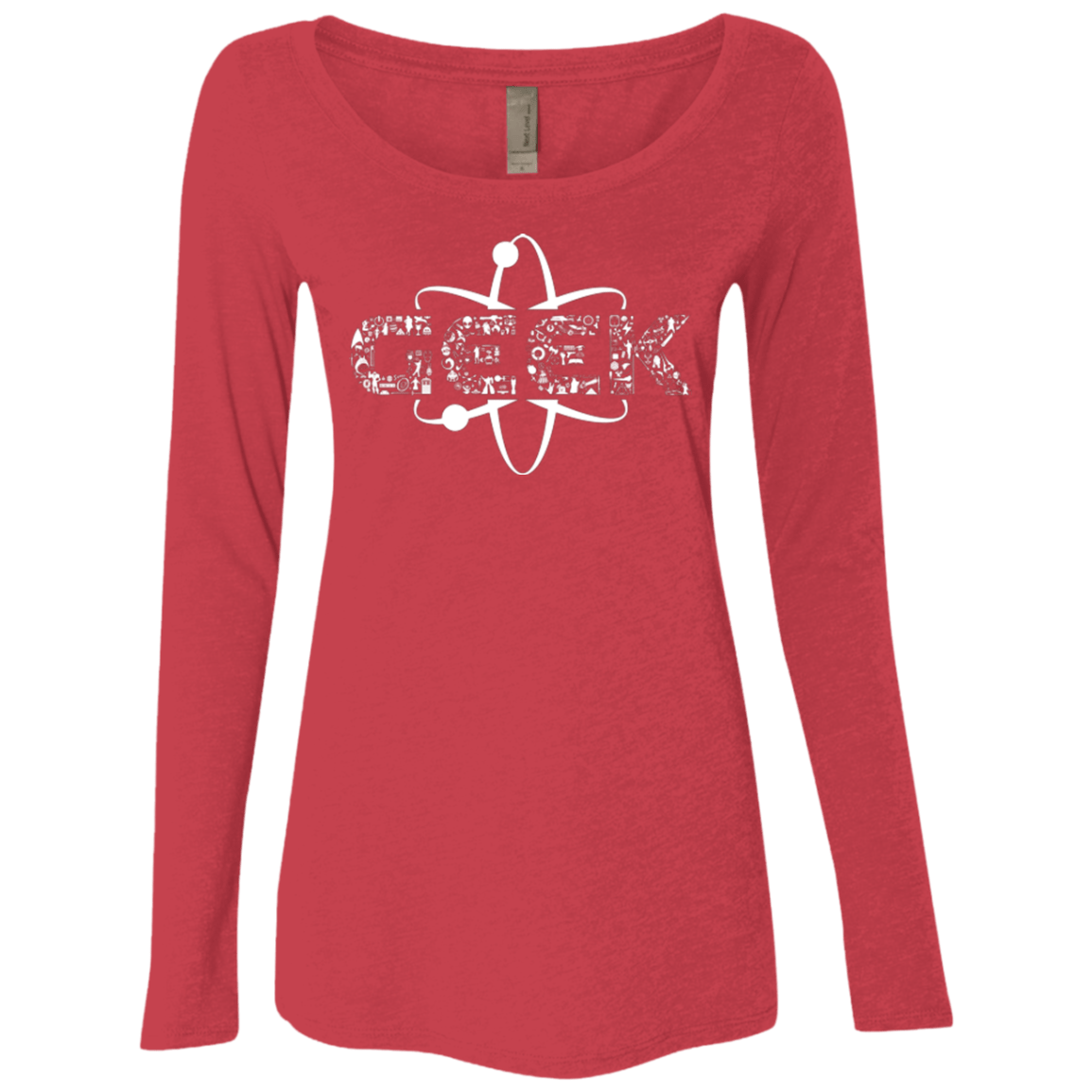T-Shirts Vintage Red / Small I Geek Women's Triblend Long Sleeve Shirt