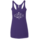 T-Shirts Purple / X-Small I Geek Women's Triblend Racerback Tank