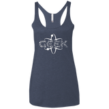 T-Shirts Vintage Navy / X-Small I Geek Women's Triblend Racerback Tank
