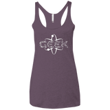 T-Shirts Vintage Purple / X-Small I Geek Women's Triblend Racerback Tank