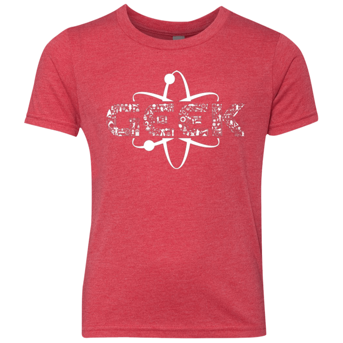 T-Shirts Vintage Red / YXS I Geek Youth Triblend T-Shirt