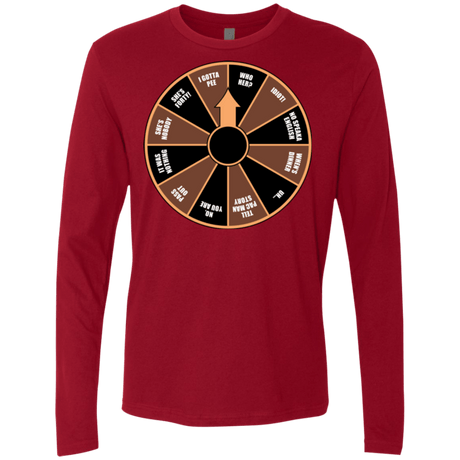 T-Shirts Cardinal / Small I Gotta Pee Men's Premium Long Sleeve