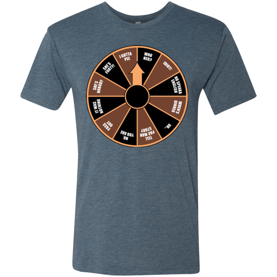 T-Shirts Indigo / Small I Gotta Pee Men's Triblend T-Shirt