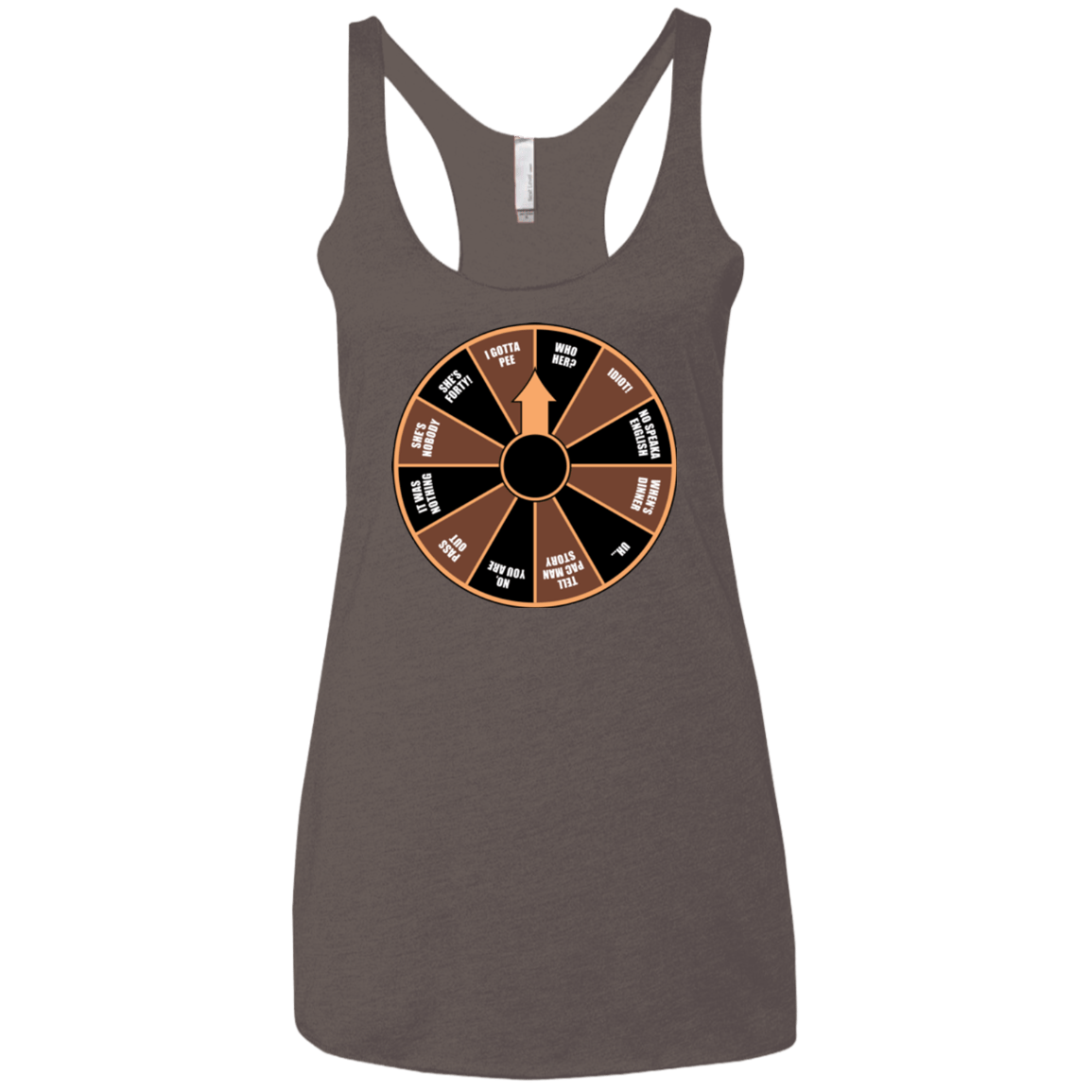 T-Shirts Macchiato / X-Small I Gotta Pee Women's Triblend Racerback Tank