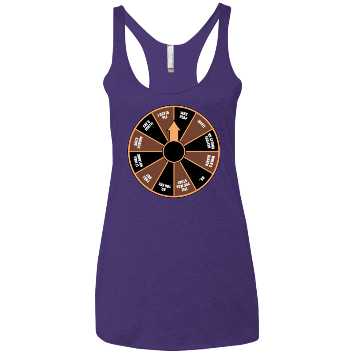 T-Shirts Purple / X-Small I Gotta Pee Women's Triblend Racerback Tank