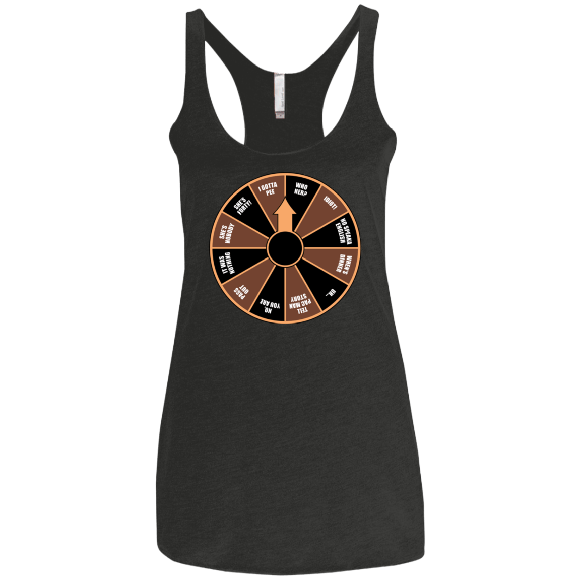 T-Shirts Vintage Black / X-Small I Gotta Pee Women's Triblend Racerback Tank