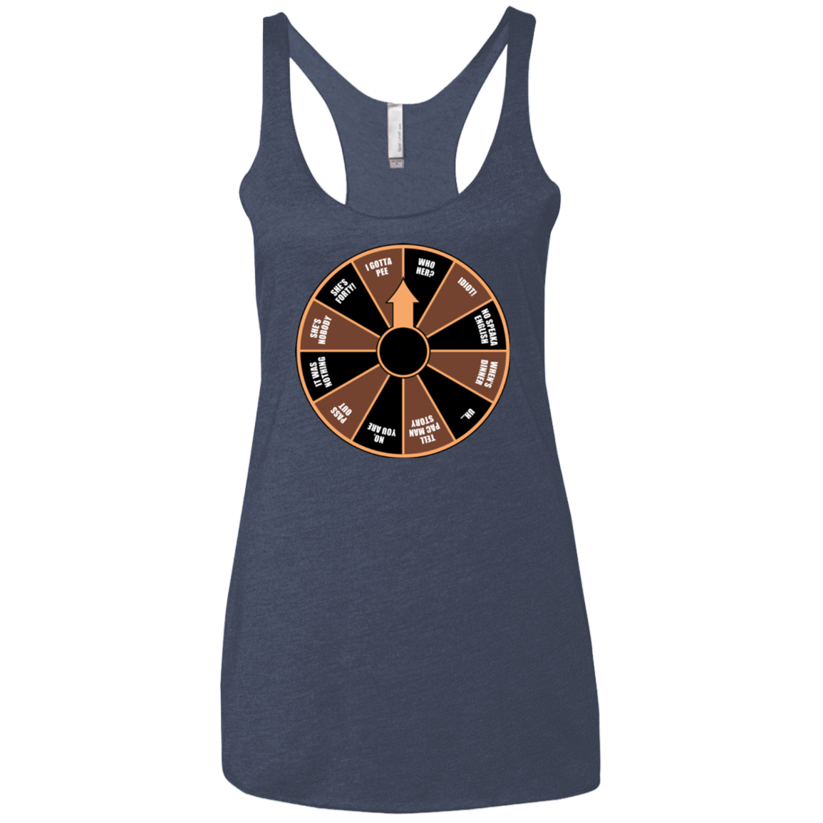 T-Shirts Vintage Navy / X-Small I Gotta Pee Women's Triblend Racerback Tank