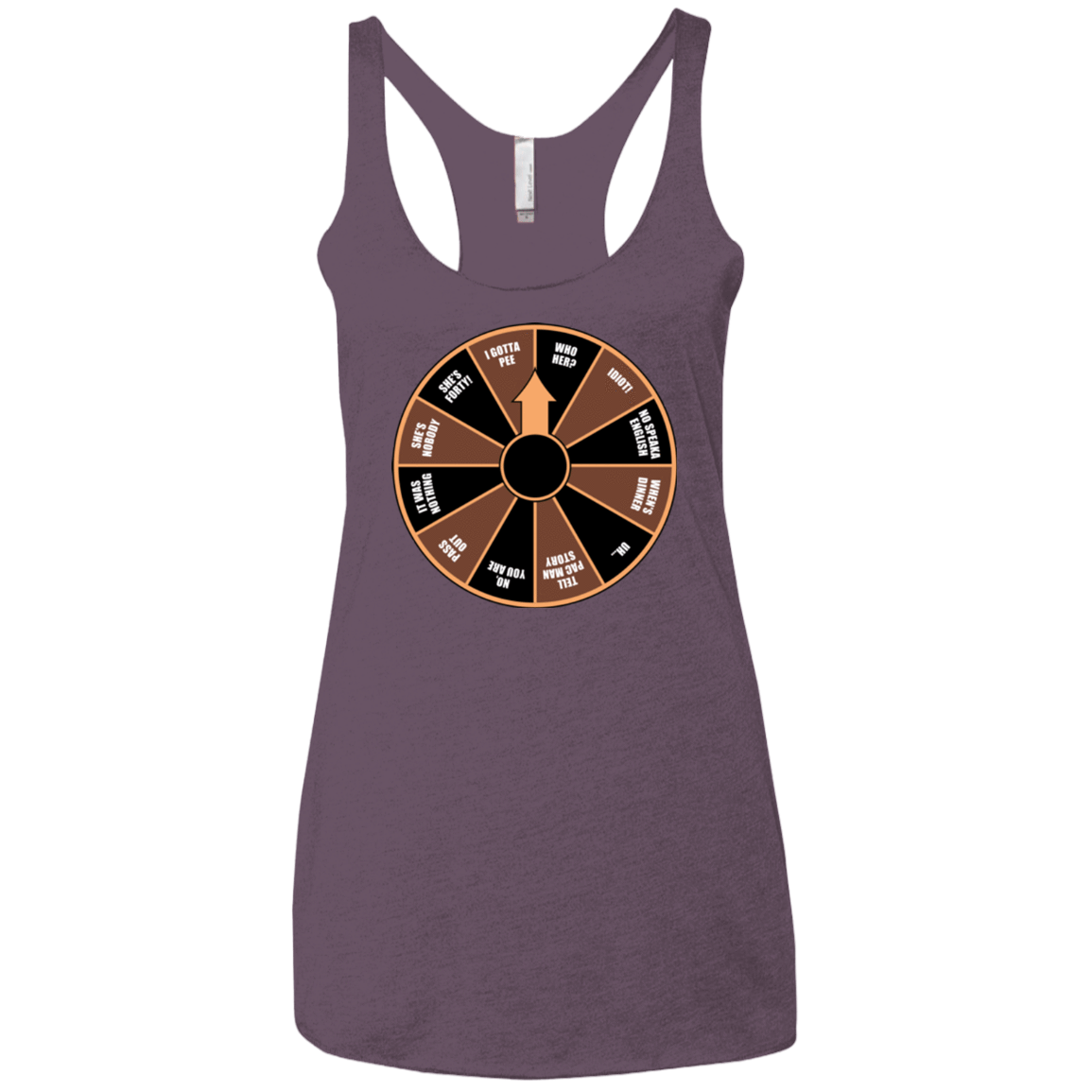 T-Shirts Vintage Purple / X-Small I Gotta Pee Women's Triblend Racerback Tank