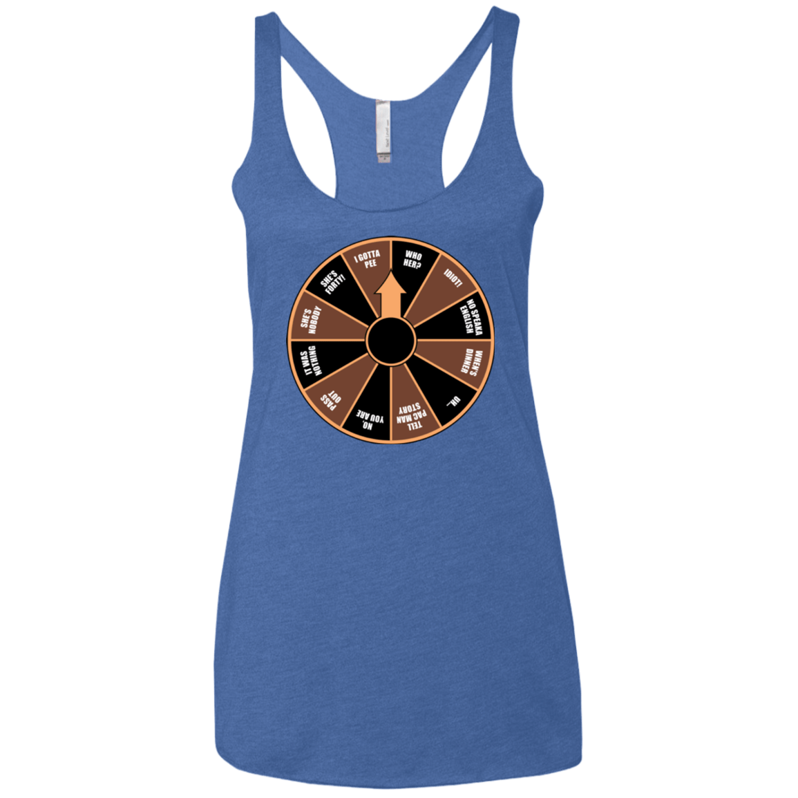 T-Shirts Vintage Royal / X-Small I Gotta Pee Women's Triblend Racerback Tank