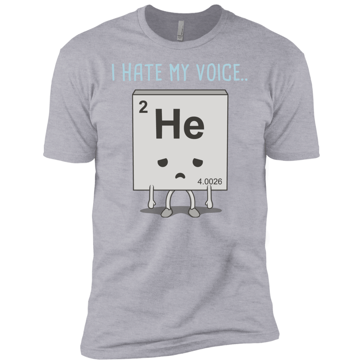 T-Shirts Heather Grey / YXS I Hate My Voice Boys Premium T-Shirt