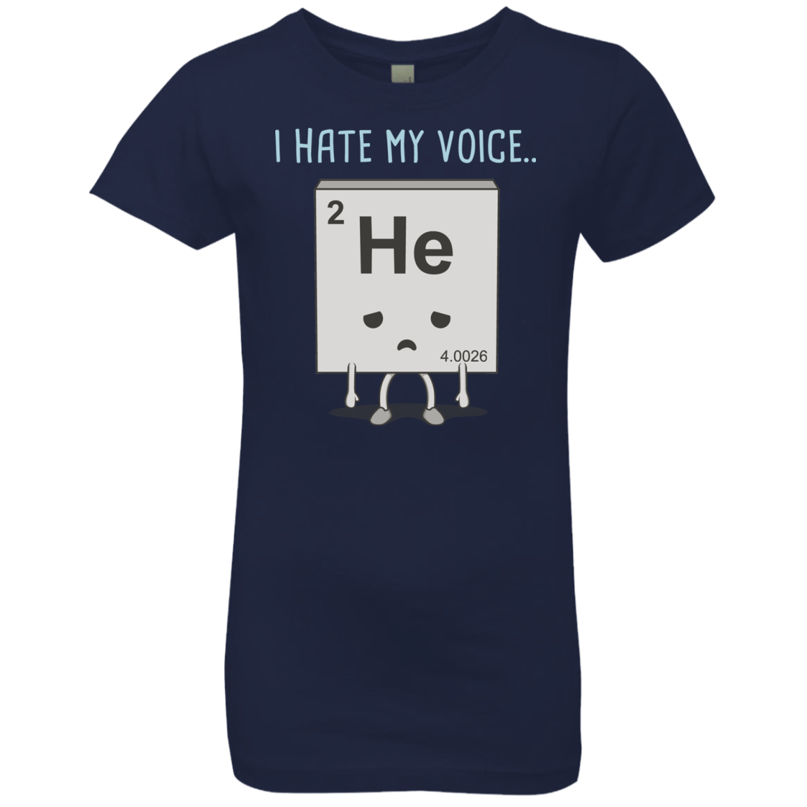 T-Shirts Midnight Navy / YXS I Hate My Voice Girls Premium T-Shirt