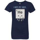 T-Shirts Midnight Navy / YXS I Hate My Voice Girls Premium T-Shirt