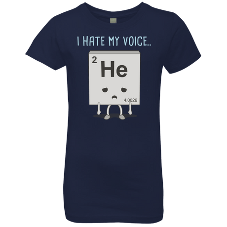 T-Shirts Midnight Navy / YXS I Hate My Voice Girls Premium T-Shirt