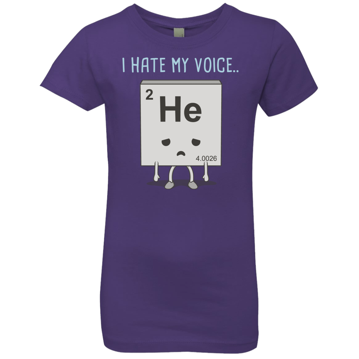 T-Shirts Purple Rush / YXS I Hate My Voice Girls Premium T-Shirt