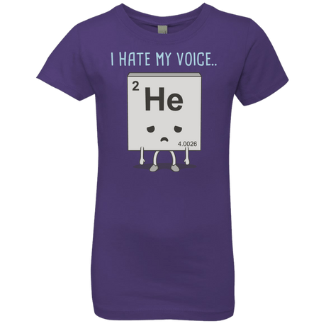 T-Shirts Purple Rush / YXS I Hate My Voice Girls Premium T-Shirt